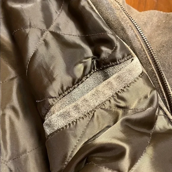 Brown Suede Jacket from Britches company, Georgetown, DC. Vintage man jacket M